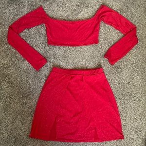 Lucy in the sky two piece skort set